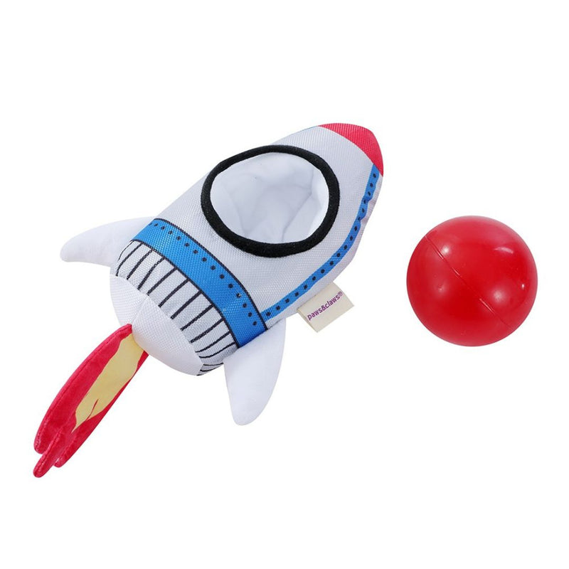 Paws Claws Alien Invasion Rocket Ship Pet Toy