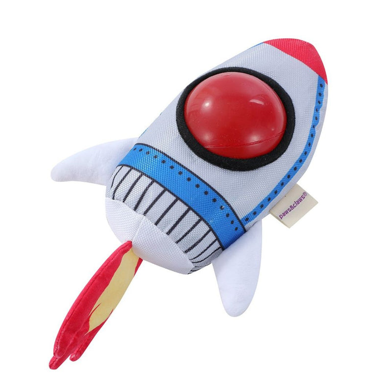 Paws Claws Alien Invasion Rocket Ship Pet Toy