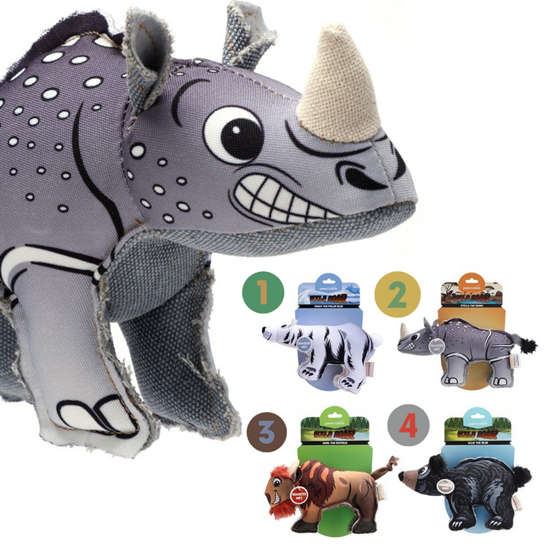 Paws Claws Wild Roar Animalz Oxford 26cm 4 Asstd