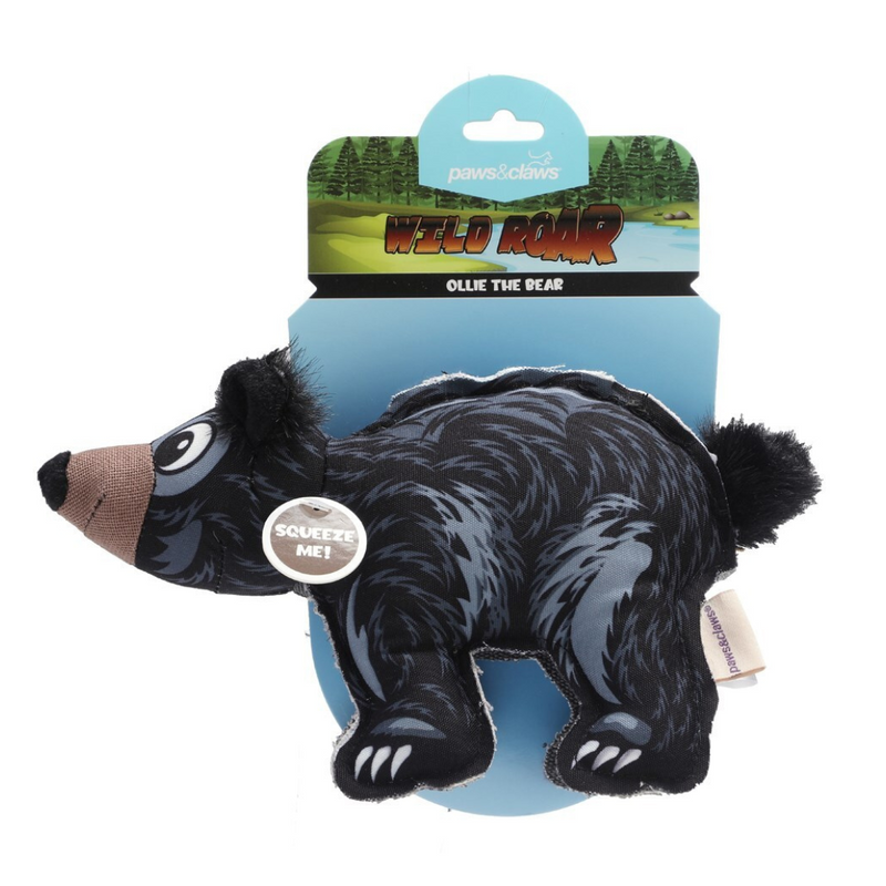 Paws Claws Wild Roar Animalz Oxford 26cm 4 Asstd