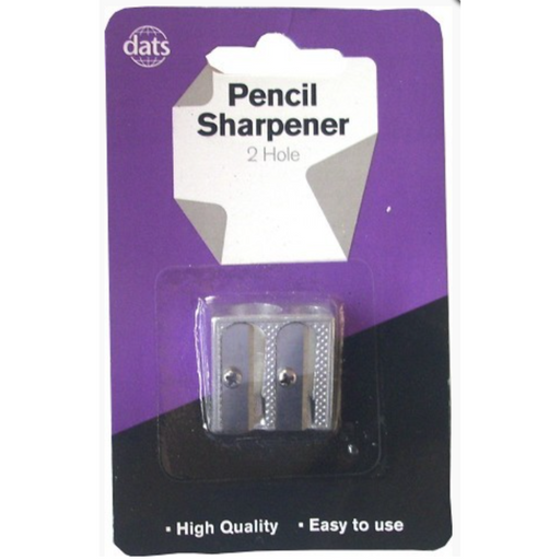 Pencil Sharpener Metal 2 Hole