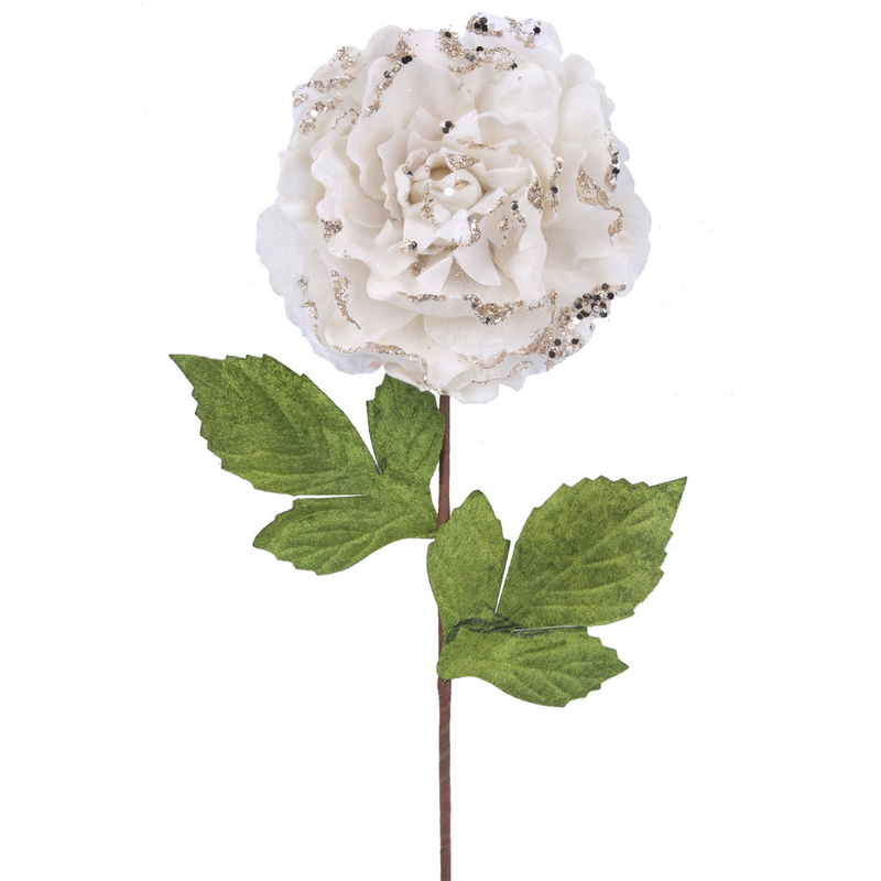 Ronis Peony Stem 60cm Ivory