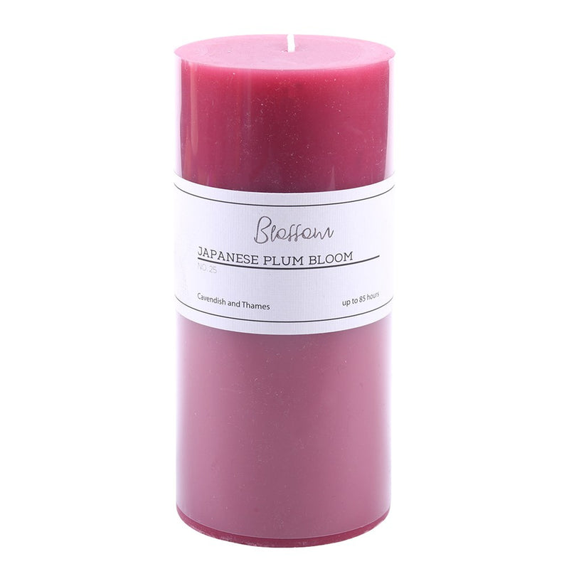 Pillar Candle Blossom - Japanese Plum Blood 7x15cm