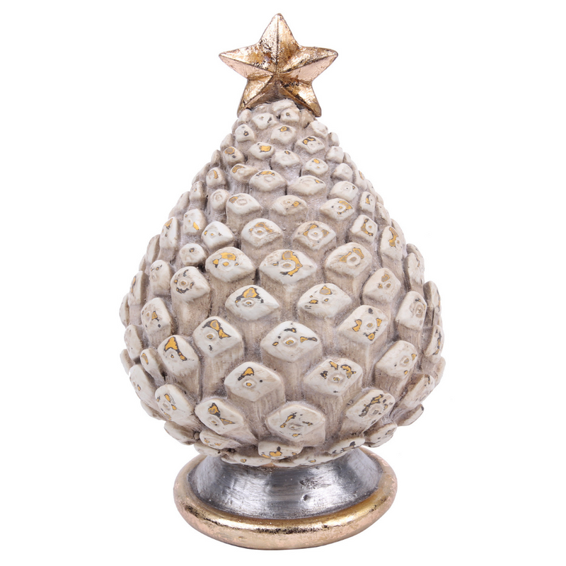 Ronis Pinecone Polyresin 11.5x18.5cm
