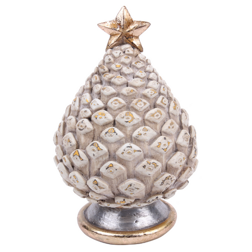 Ronis Pinecone Polyresin 11.5x18.5cm