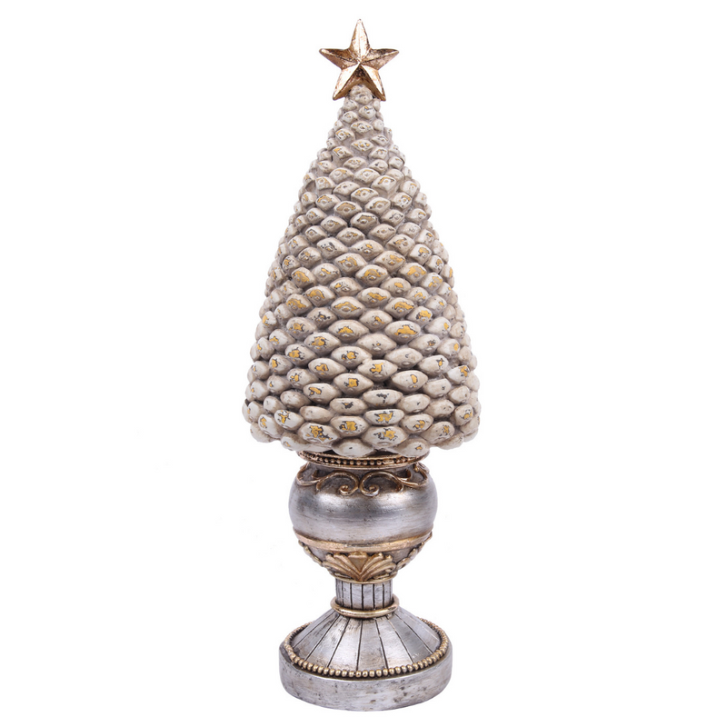 Ronis Pinecone Polyresin 13x34.5cm
