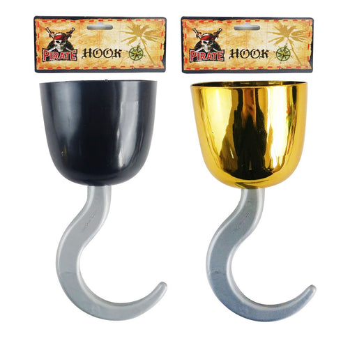 Pirate Hook Costume Accessory – 2 Assorted Pirate Hand Designs

