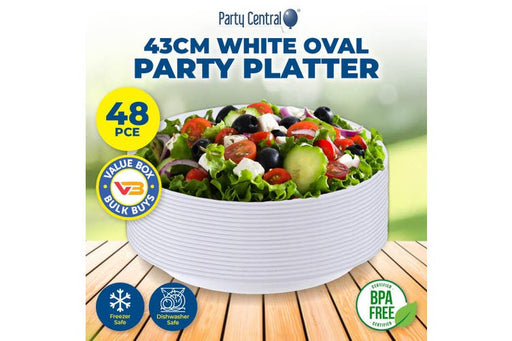 platter-oval-party-43cm-white