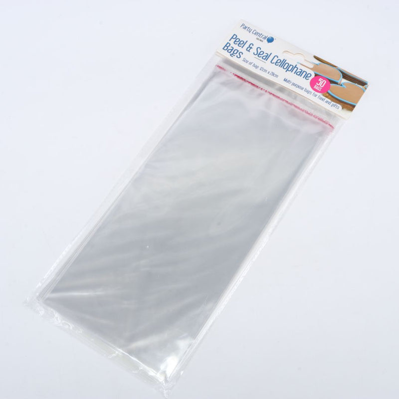 Premium Peel & Seal Cellophane Bags 50pk