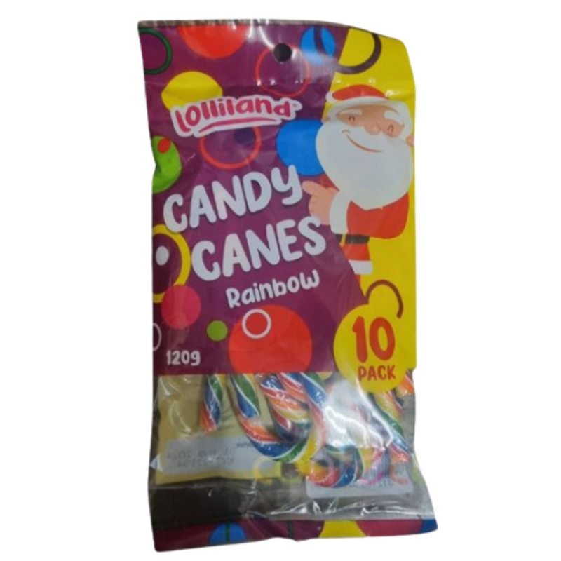 Rainbow Candy Canes 120g