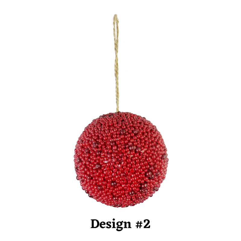 Red Mini Berry Bauble 10cm