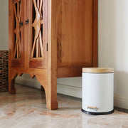 Eco Basics Rubbish Bin 5L - White