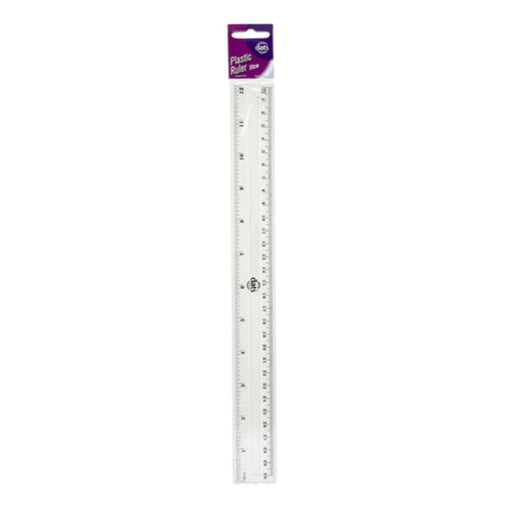 Ruler Clear Plastic 30cm