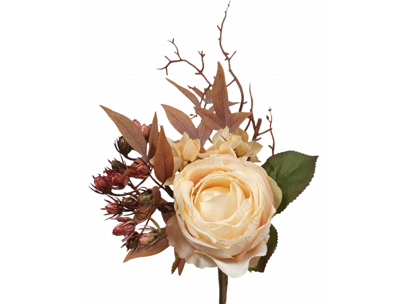 Dried Rose & Hydrangea Bouquet