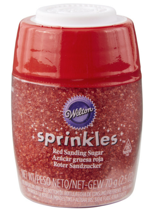 Wilton Sanding Sugar Red
