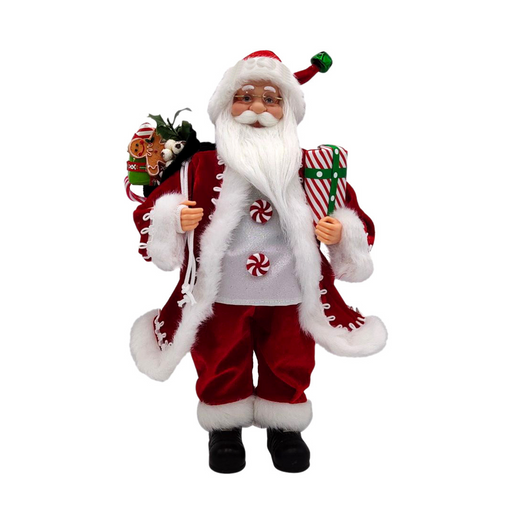 Ronis Santa Standing Musical Moving Candy 45cm