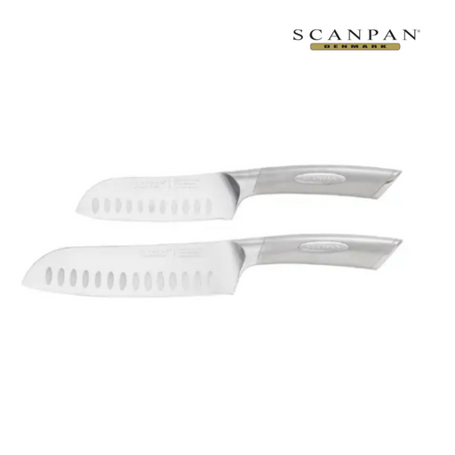 SCANPAN CLASSIC STEEL SANTOKU SET 2PCE