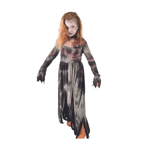 RONIS Scary Zombie Girls Costume