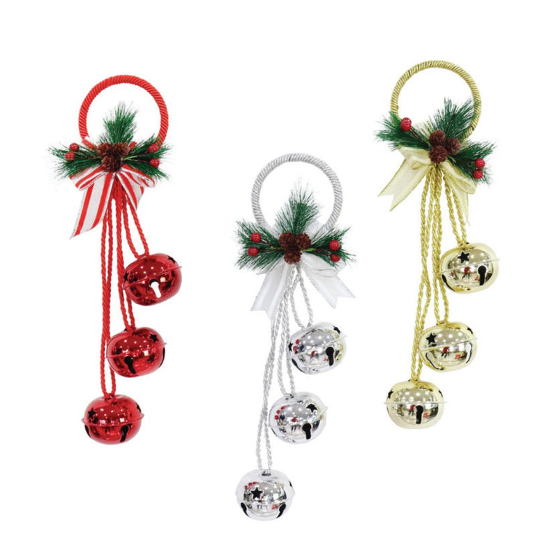 RONIS SHINY NUTBELL DOOR HANGER 3PC ASST.
