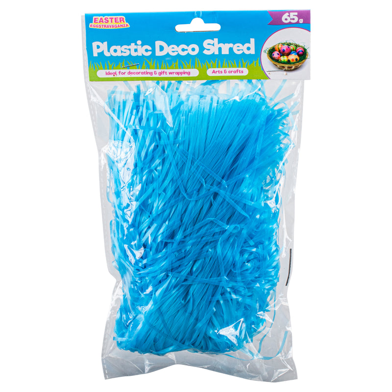 Shredded Plastic Coloured 65g Assorted