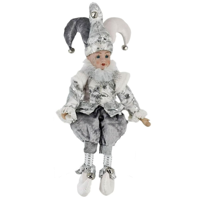 RONIS SITTING KID MUSICAL MOVEMENT 40CM SILVER