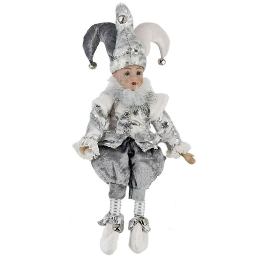 RONIS SITTING KID MUSICAL MOVEMENT 40CM SILVER