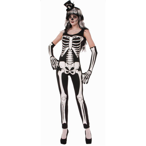 RONIS SKELETON BODYSUIT LADIES COSTUME