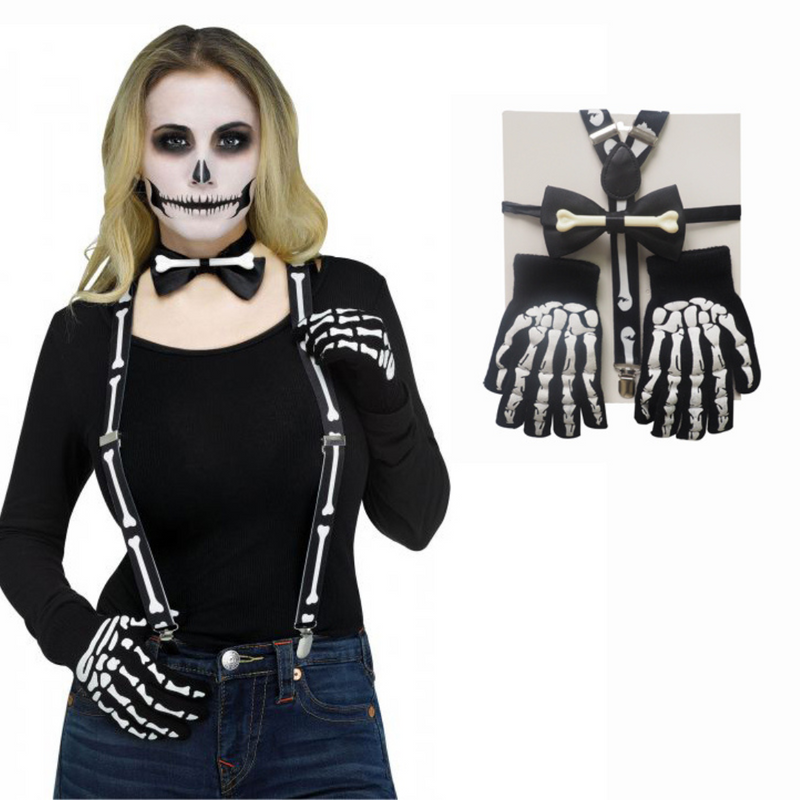 Skeleton Dress Up Kit Adults