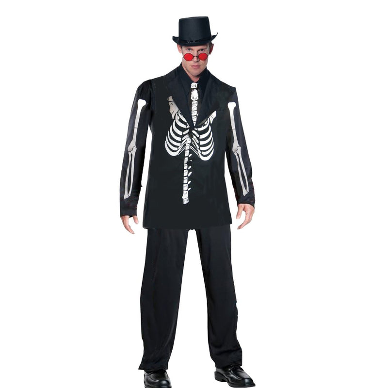 RONIS SKELETON JACKET MENS COSTUME