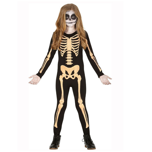 Skeleton Jumpsuit Girls Costume