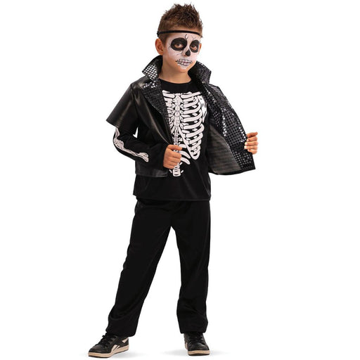 Ronis Skeleton Punk Boys Costume