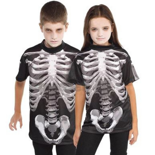 RONIS Skeleton T-Shirt Kids Costume