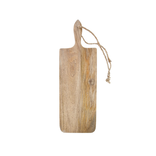 Small Long Rectangular Mango Wood Serving Board Natural 61x20x2cm