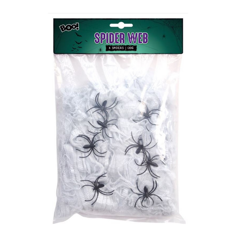 RONIS SPIDER WEB WITH 8 SPIDERS 120G