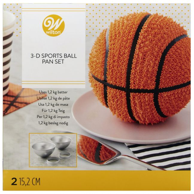 Wilton Sports Ball Cake Pan Set 15cm