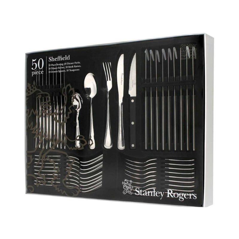 STANLEY ROGERS SHEFFIELD 50PC CUTLERY SET