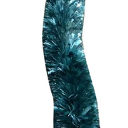 Teal Blue Fine Cut Tinsel 16ply 12cm – thumbnail