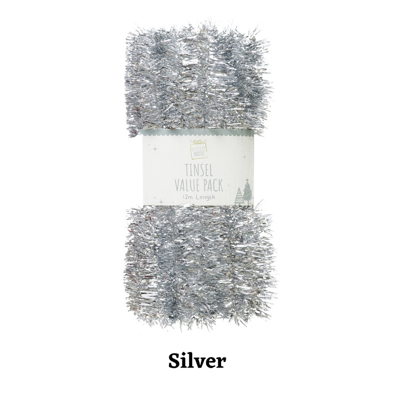 TINSEL BULK 12m 2ply 3Asst
