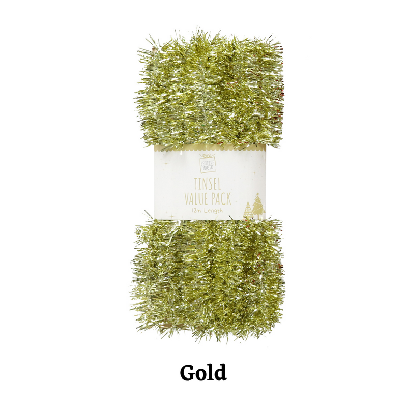 TINSEL BULK 12m 2ply 3Asst