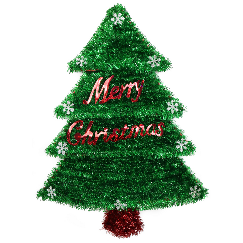 Tinsel Tree Plaque 56 x 42cm