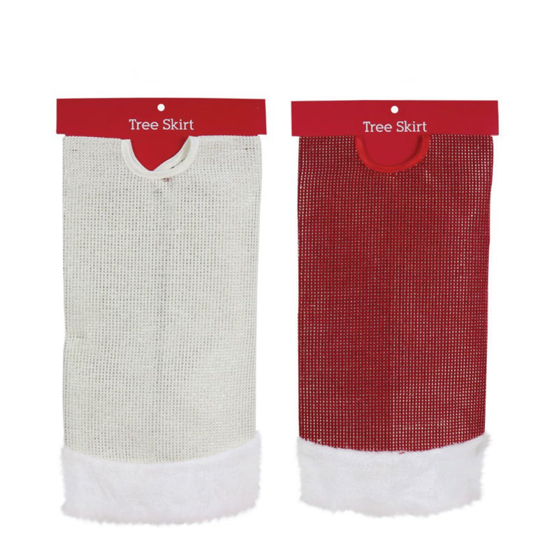 RONIS TREE SKIRT GOLD THREAD 100CM ASST.
