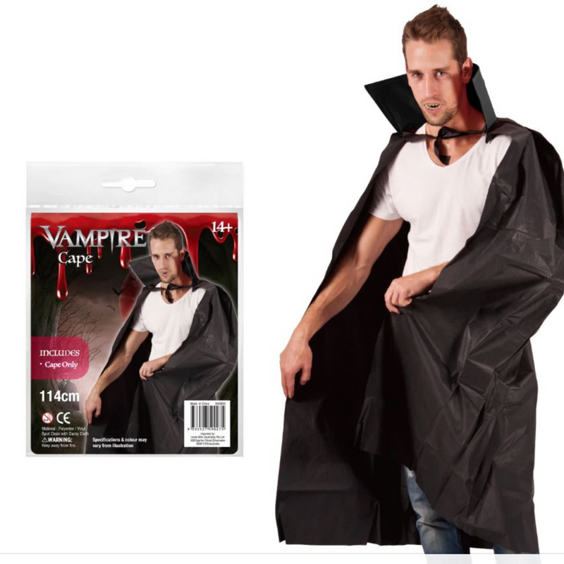 RONIS Vampire Vinyl Cape Adult 115cm