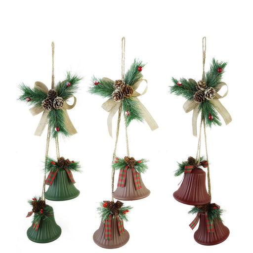 Ronis Vintage Ribbed Bell Hanger Assorted 2 pc