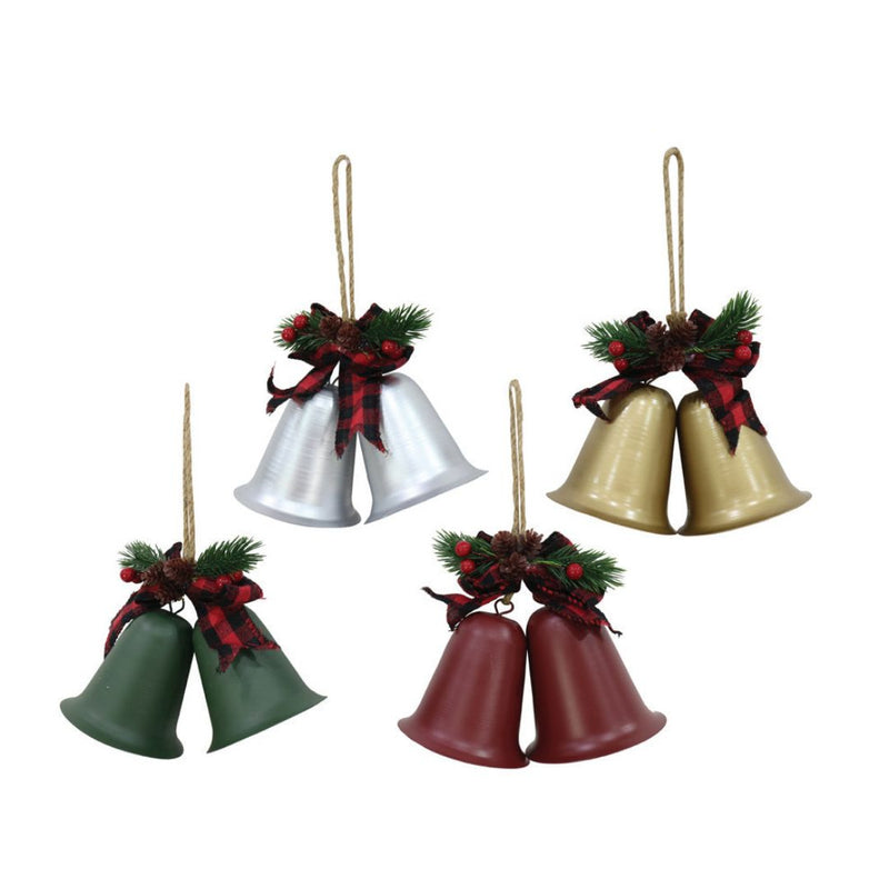 RONIS VINTAGE TWIN BELLS 9CM ASST.