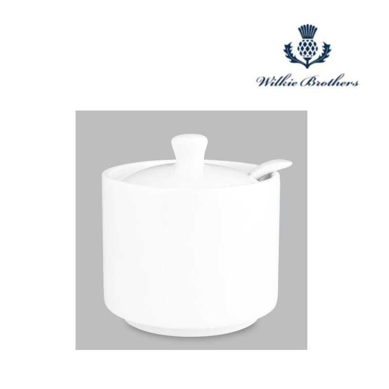 Wilkie Brothers Straight Sugar Bowl New Bone 240ml
