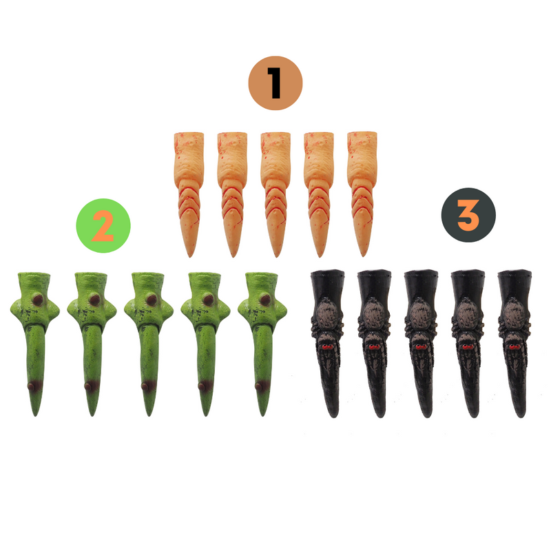 Witch Dress Up Fingers 5pk