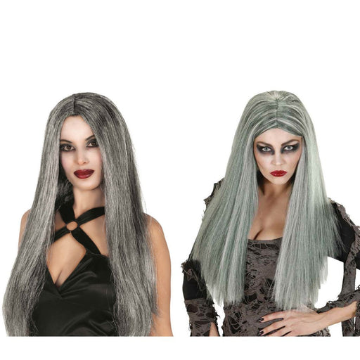 Ronis Witch Grey Long Wig Adult