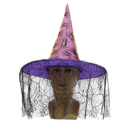 RONIS WITCHES HAT DELUXE WITH TRIM ASSORTED
