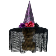 RONIS WITCHES HAT DELUXE WITH TRIM ASSORTED